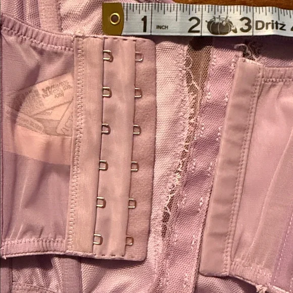 Victoria's Secret Dream Angel Lavender Floral Lace Bustier Sz Small EUC - Picture 12 of 16